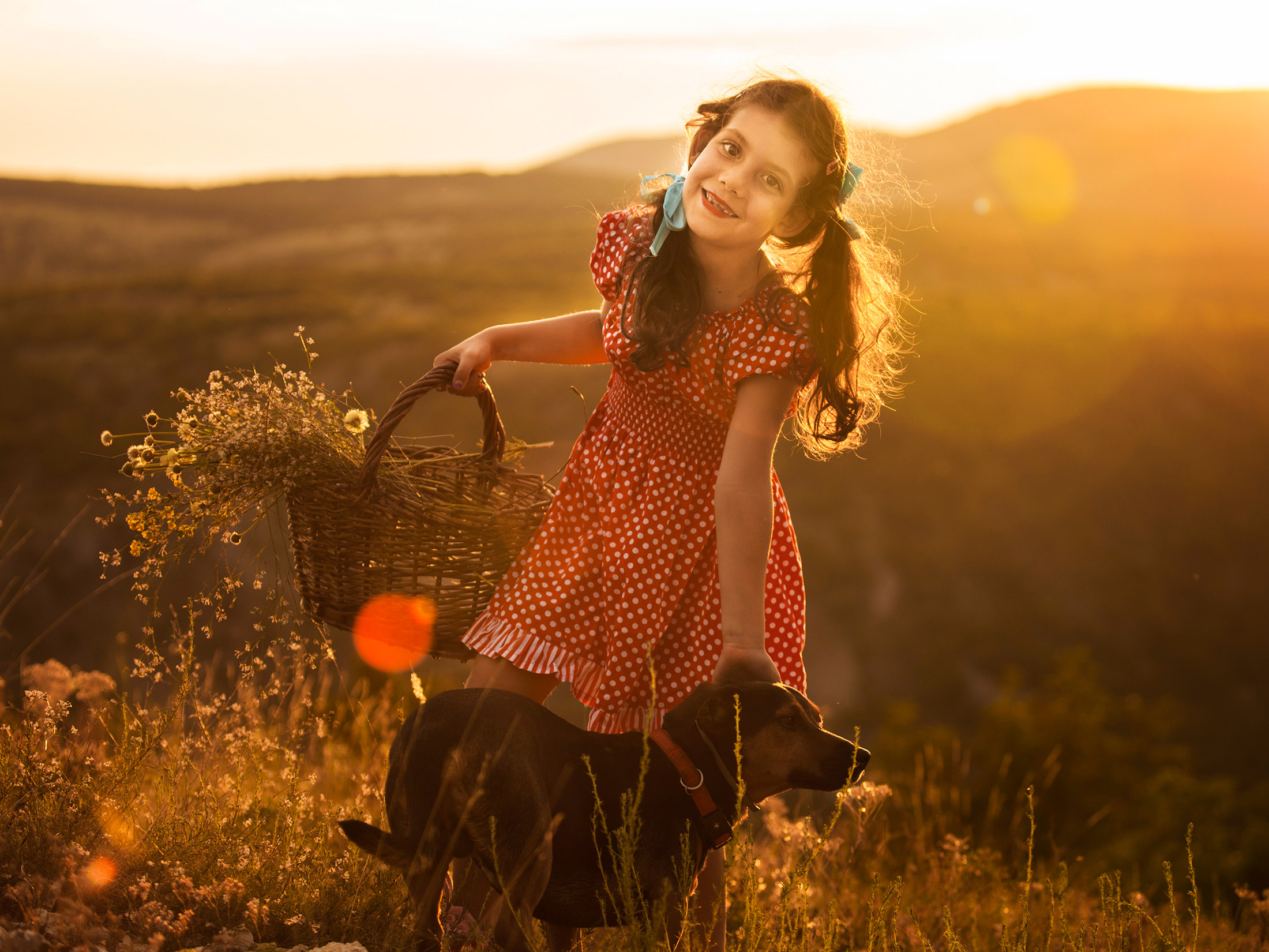 Portret deteta u parku - porodične fotografije 