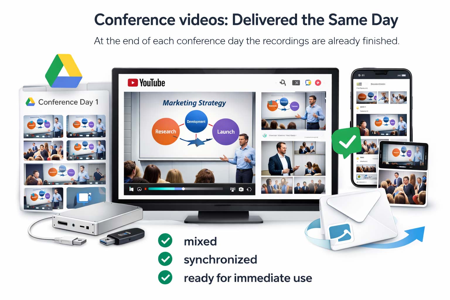 Conference materials - Delivery the same day